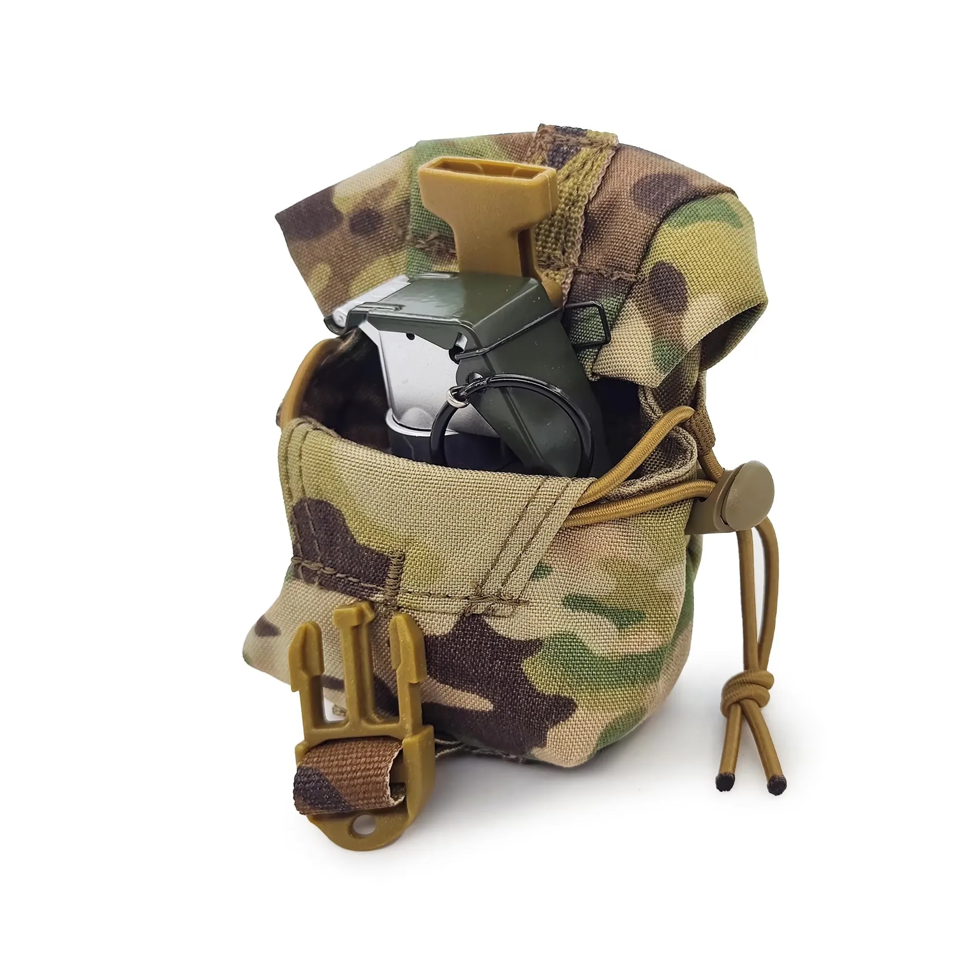 Bolsa táctica MOLLE M67 con solapa camuflaje colgante para granadas - imagen 5