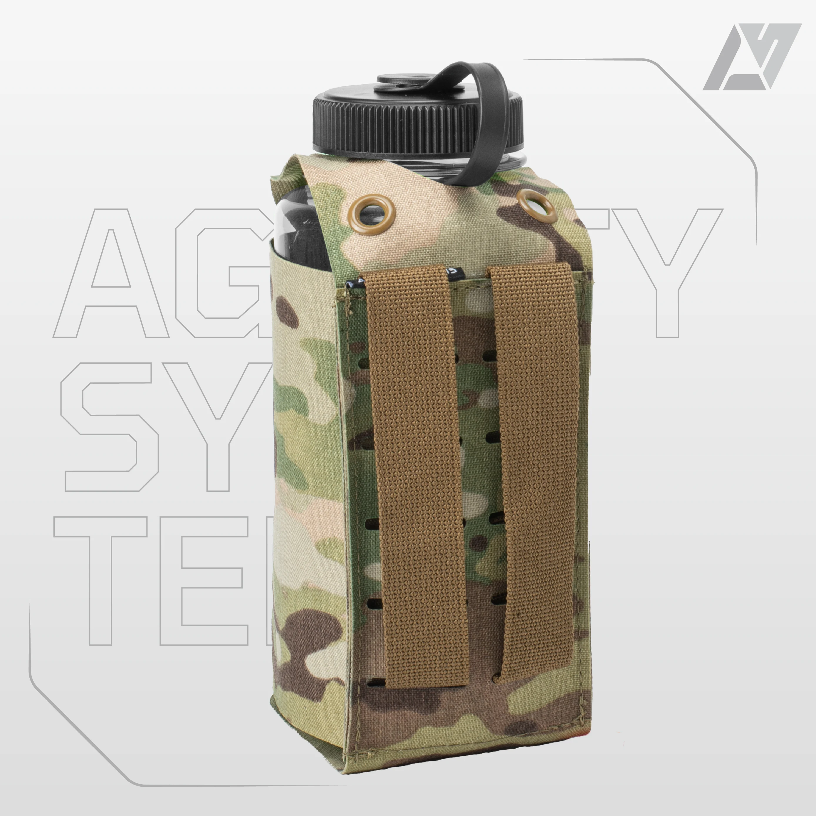 AS Smart System Bolsa táctica Nalgene réplica cabeza lobo accesorios
