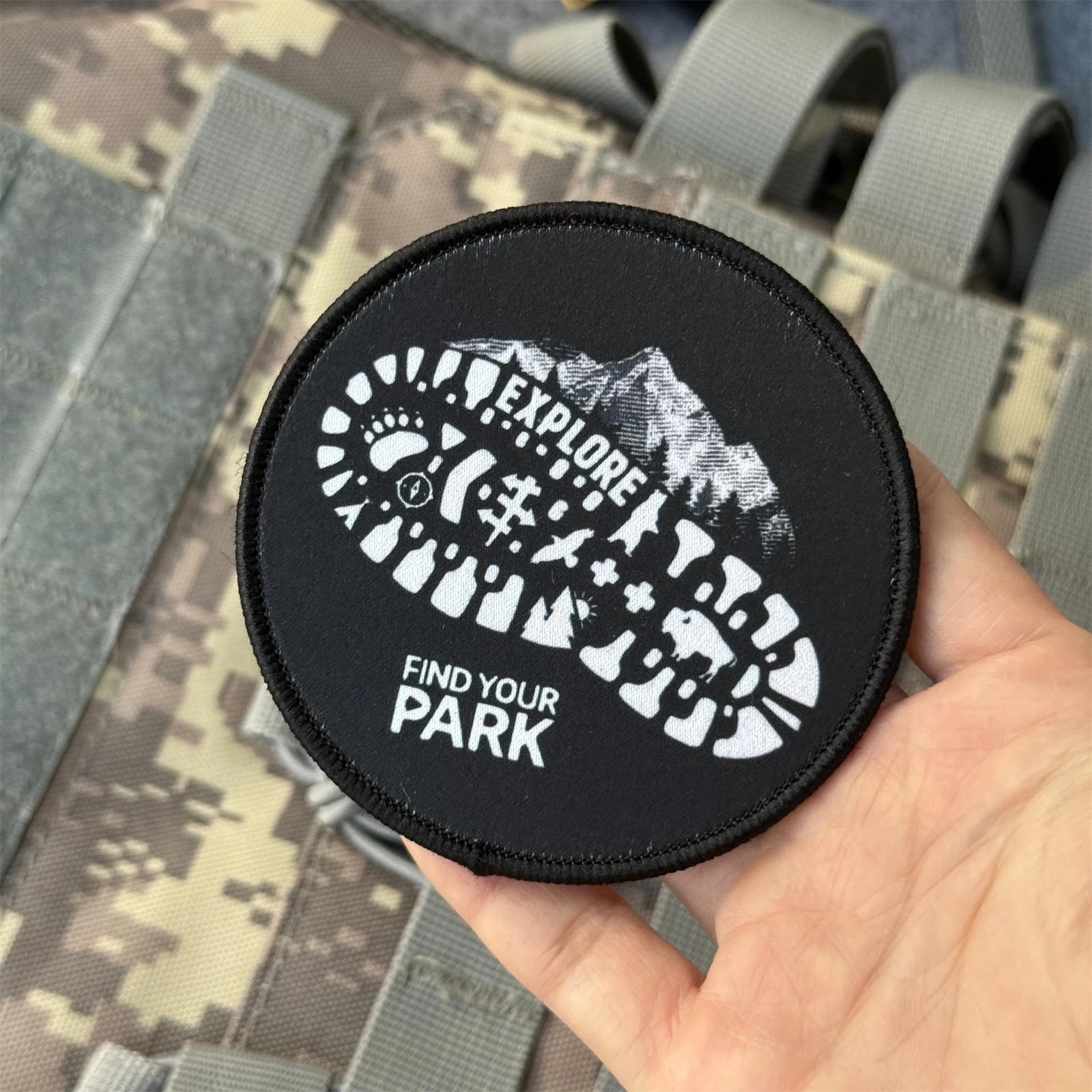 Parche morale táctico con velcro para mochila y chaqueta - imagen 5