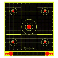 Papel target salpicaduras 12x13,2" entrenamiento tiro práctico