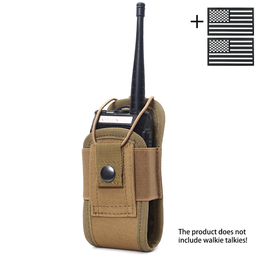 Funda táctica para altavoz aire libre con sujeción MOLLE y riñonera - imagen 3