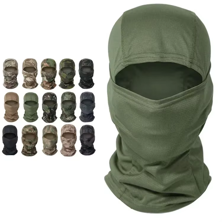 Pasamontañas táctico Multicam con detalle del tejido