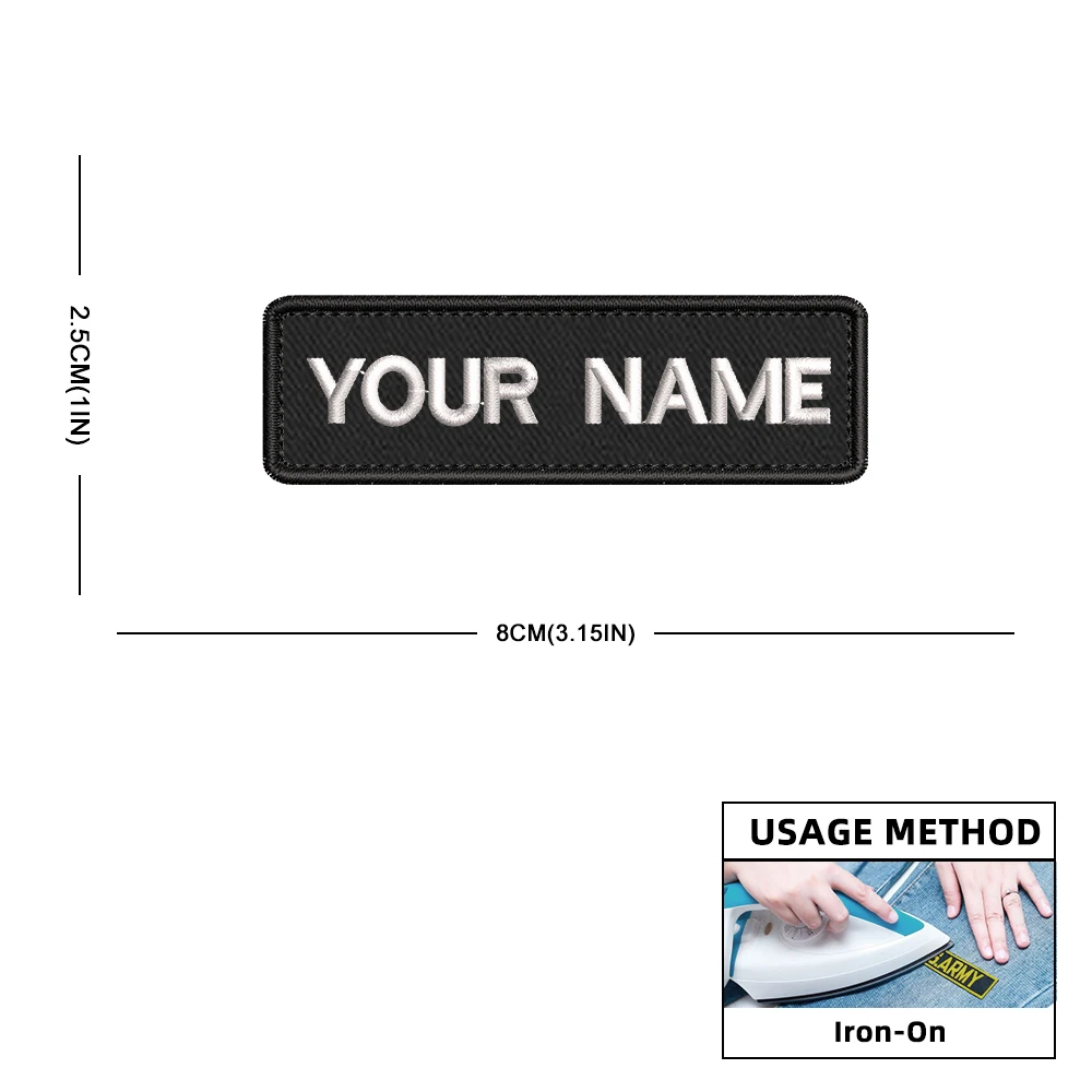 Parche táctico bordado con velcro – Insignia militar personalizable - imagen 2