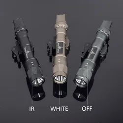 Linterna táctica IR Surefire Scout con montura QD para airsoft y caza