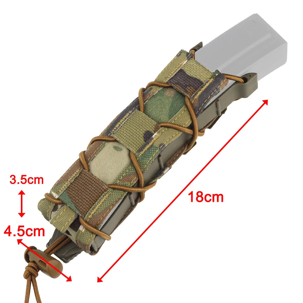 Funda táctica porta cargador MOLLE extendida para MP5 MP7 UMP45 - imagen 3