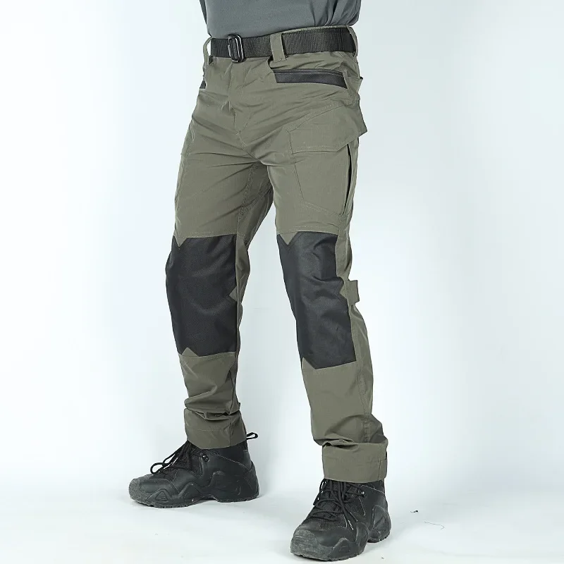 Pantalones cargo tácticos con protección de rodilla