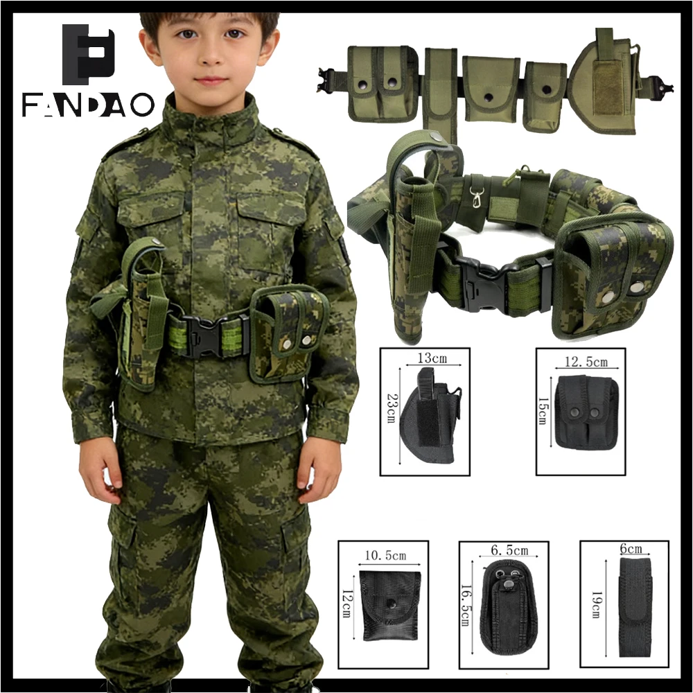 Cinturón táctico infantil ajustable liberación rápida Airsoft - imagen 2