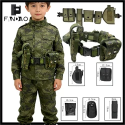 Cinturón táctico infantil ajustable liberación rápida Airsoft