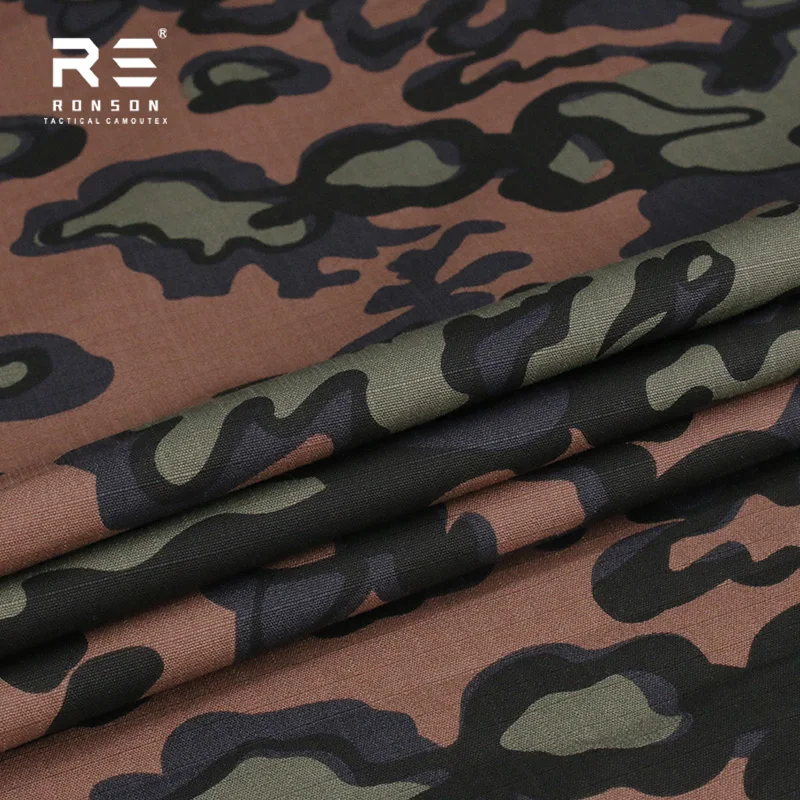 M42 Hoja de Roble Tela Camuflaje Ripstop NYCO Militar - imagen 3