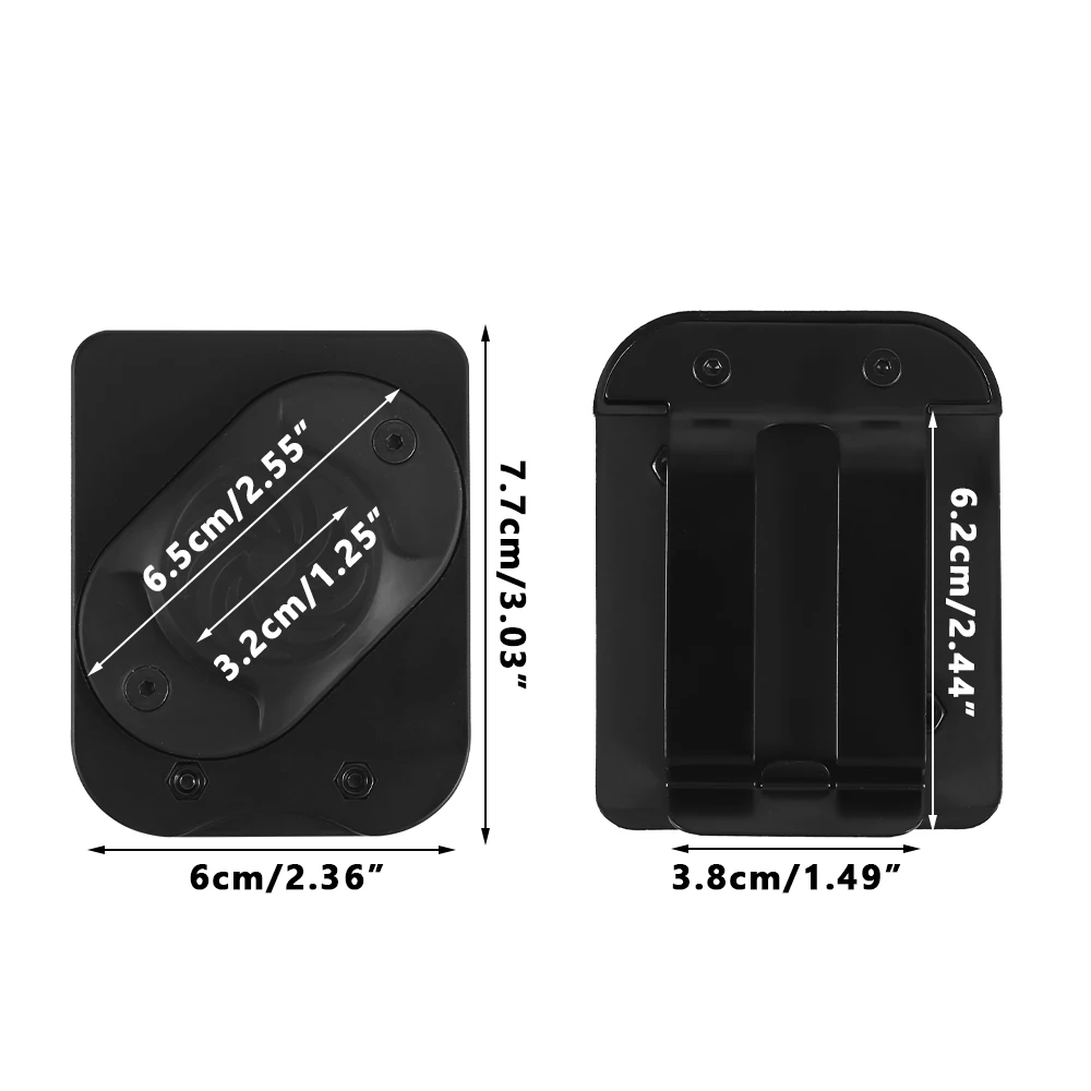 Funda táctica magnética para pistola recubierta de goma - imagen 3