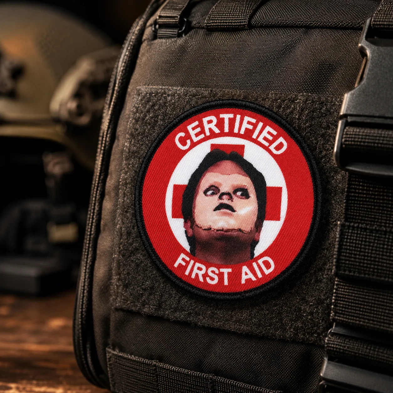 Parche primeros auxilios EDC con velcro gancho y bucle - imagen 5