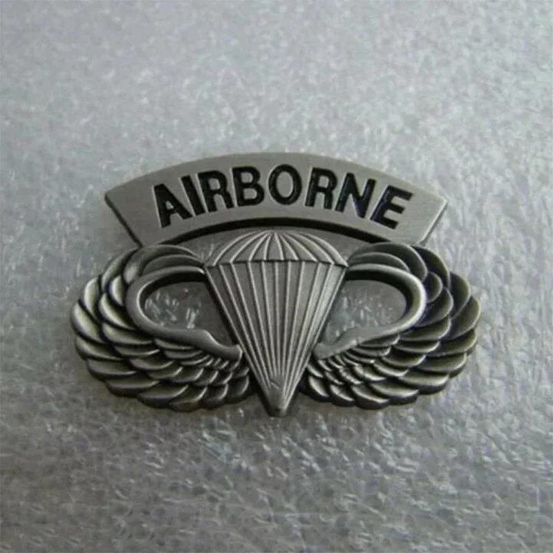 Pin de paracaidista vintage ejército estadounidense, broche militar - imagen 3