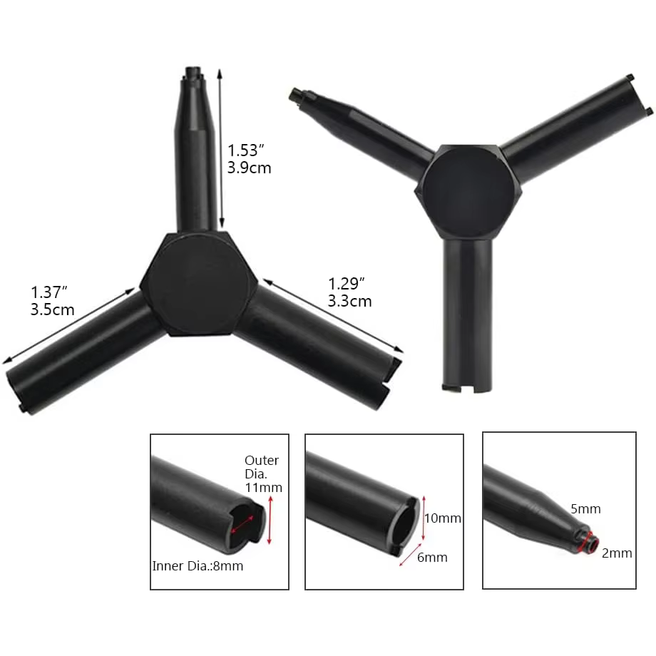 Element llave válvula gas de acero para carga cargadores GBB - imagen 3