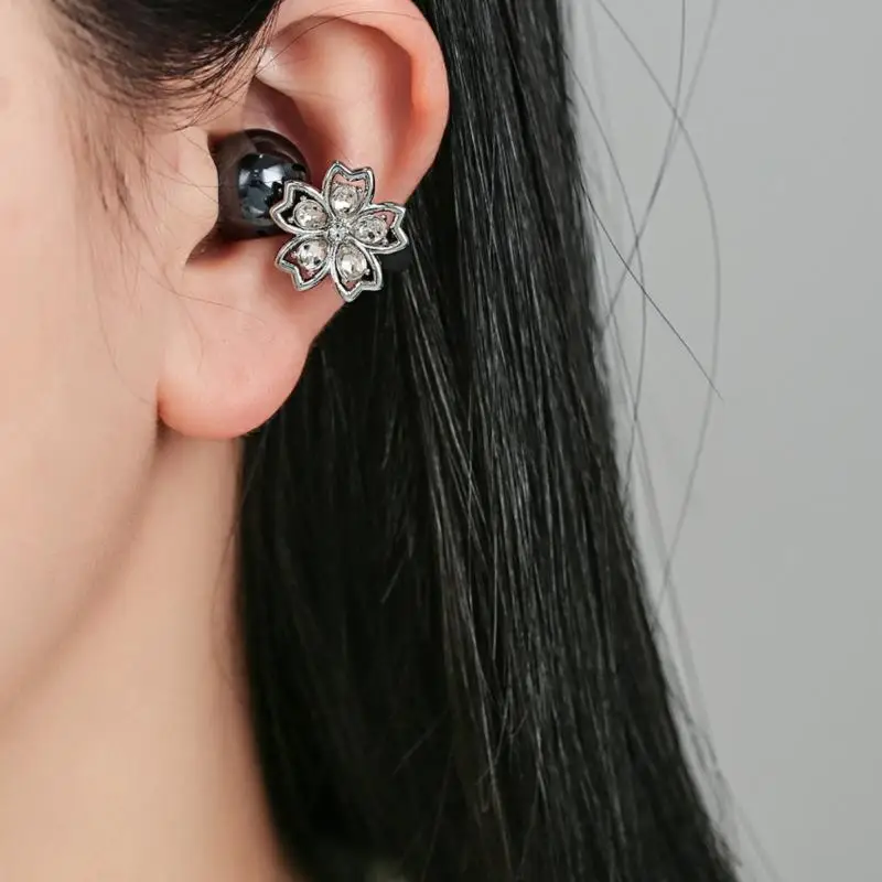 Adorno floral plateado para auriculares FreeClip 1/2 - imagen 5