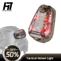 Linterna táctica casco LED IR estroboscópica IFF exterior