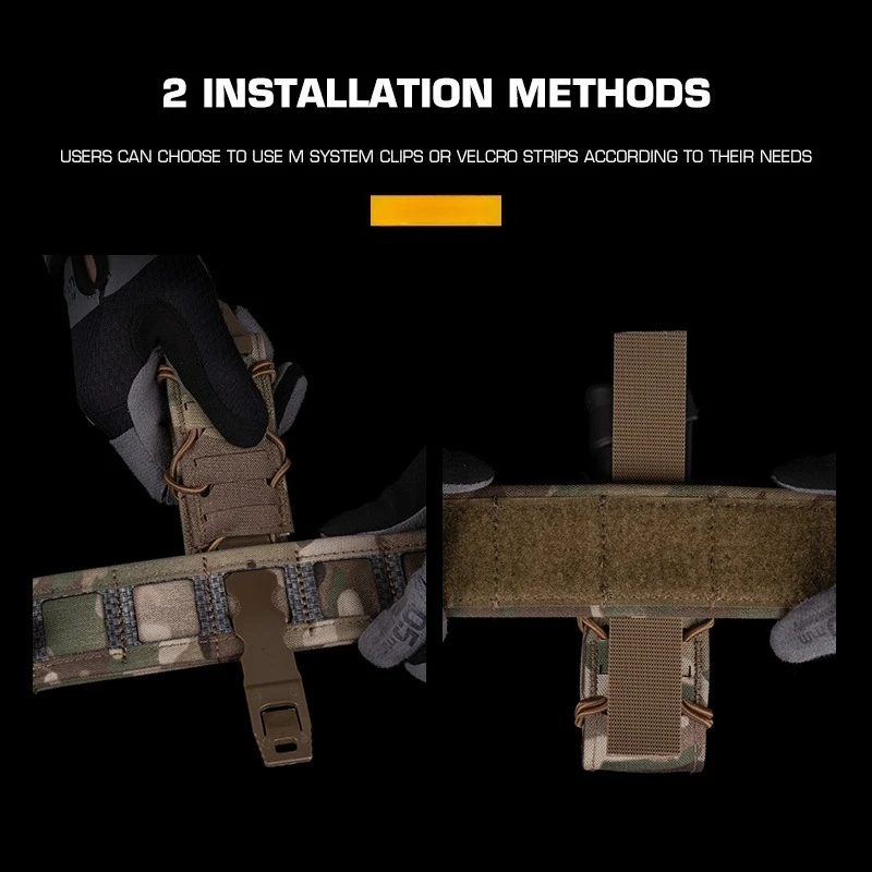 Bolsa doble Molle pistola 9mm tigre V2 - imagen 3