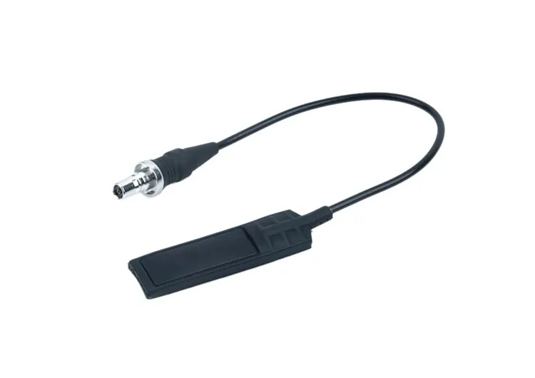 Detalle del enchufe recto del interruptor