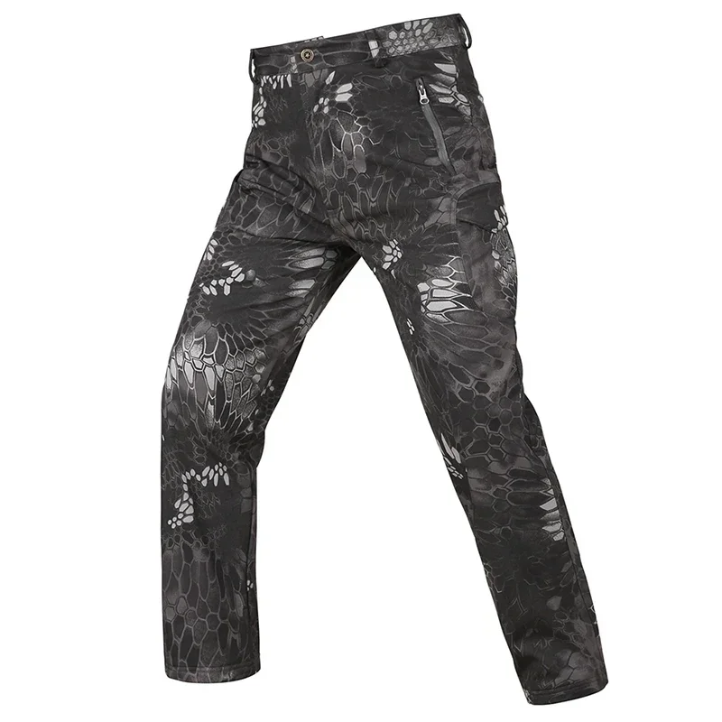 Pantalones tácticos SoftShell invierno impermeables caza - imagen 5