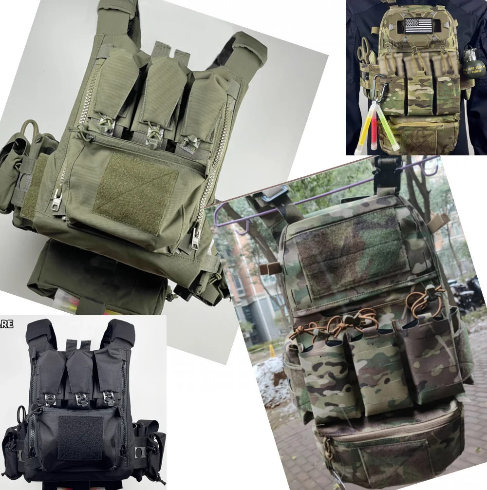 Chaleco táctico FCPC V5 portaplacas MOLLE para airsoft de caza - imagen 3