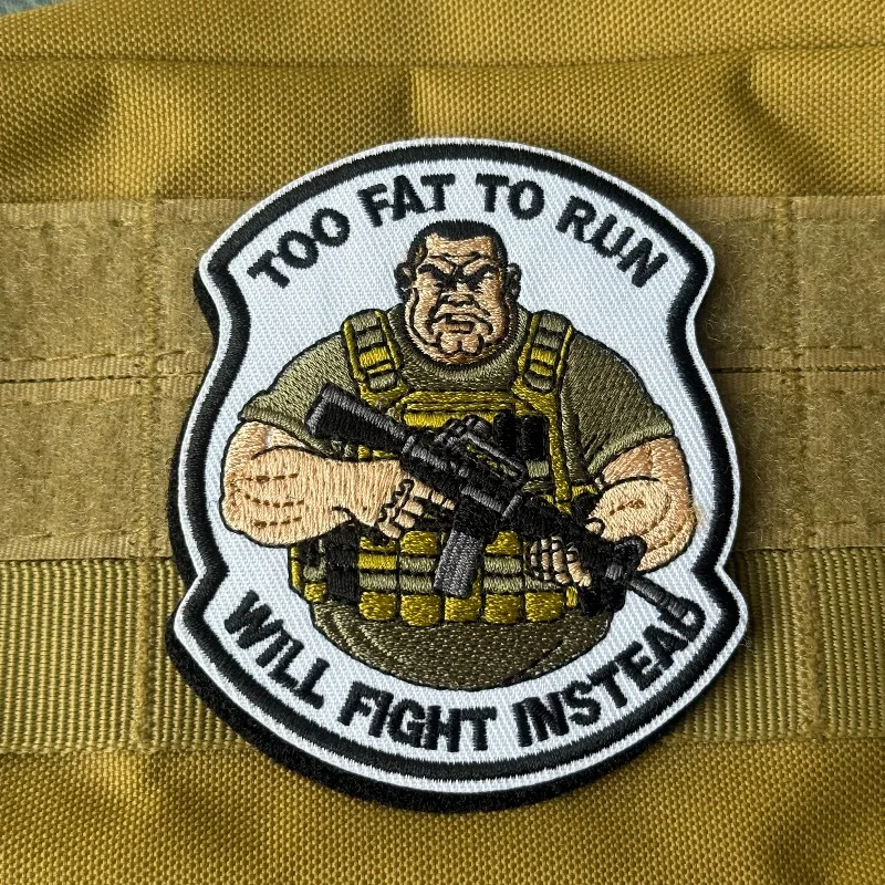 Parche táctico bordado con gancho y bucle para mochila, humor - imagen 4