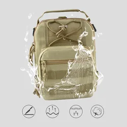 Bolso pecho táctico MOLLE ripstop camuflaje para equipamiento outdoor