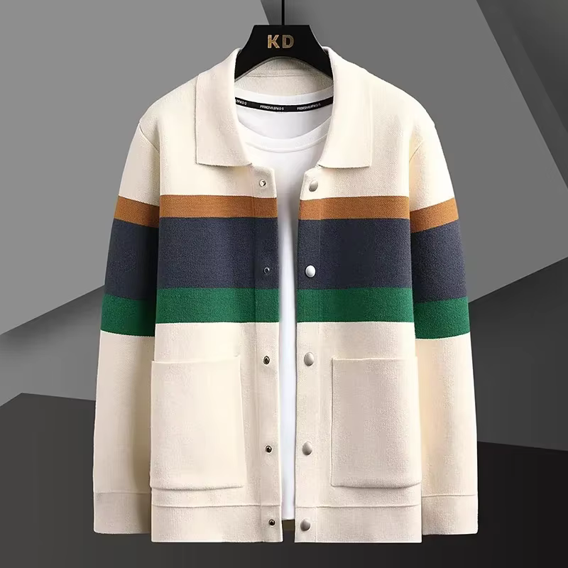 Cárdigan de punto invierno hombre – Oversize casual M-5XL