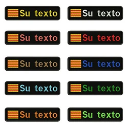 Parche Cataluña bordado – Bandolera táctica personalizada 10x2,5 cm