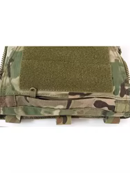 Panel trasero táctico AVS/JPC 2.0 con cremallera y bolsa de accesorios