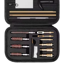 Juego de limpieza para armas con cepillos de nylon 9mm AR15/M4