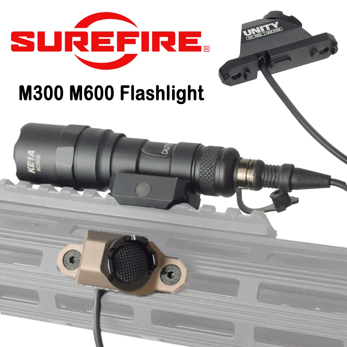 Interruptor de presión UNITY SF Lite para Surefire y riel Picatinny - imagen 3