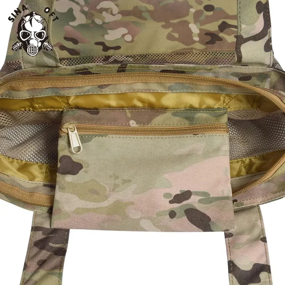 Bolsa táctica de nailon con cremallera y camuflaje para hombro - imagen 2