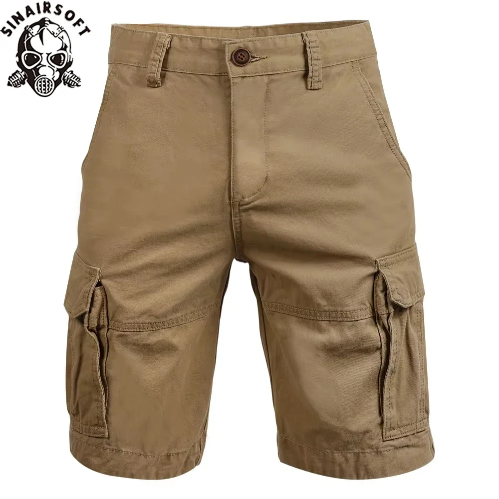 SINAIRSOFT Pantalón corto táctico cargo de camuflaje para hombre - imagen 4