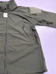 Chaqueta táctica HMWPCU L5 softshell nylon impermeabilizada