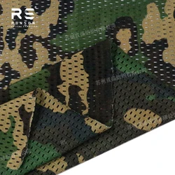 Tela de camuflaje tipo malla táctica tejido tricot para chaleco