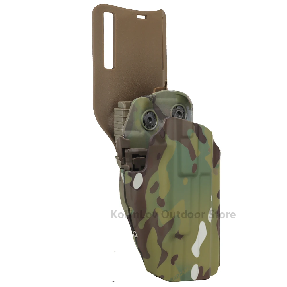 Funda táctica retención rápida – Pierna y cinturón Glock 17/19 Sig P226