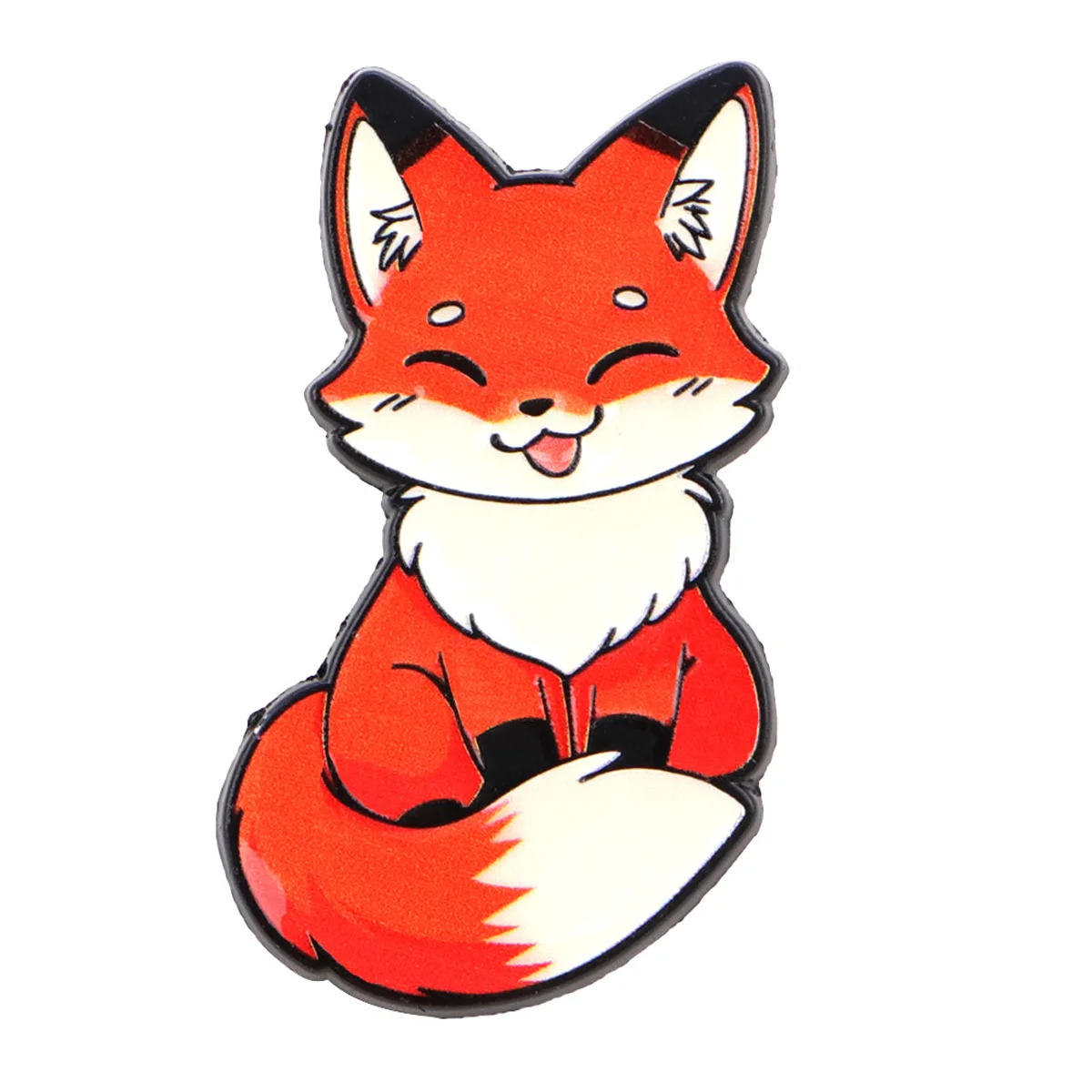 Broches metálicos esmalte zorro estilo cartoon para decoración ropa - imagen 5