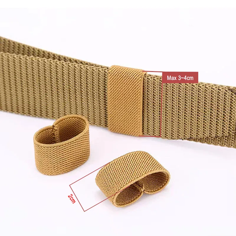 Cinturón elástico de nailon con soporte para correas y mochila - imagen 2
