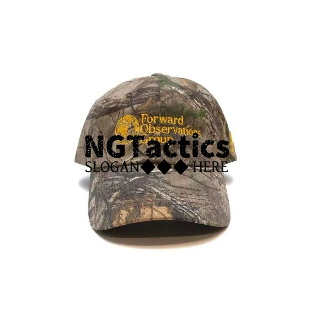 Gorra FE con camuflaje dead tree, vista trasera