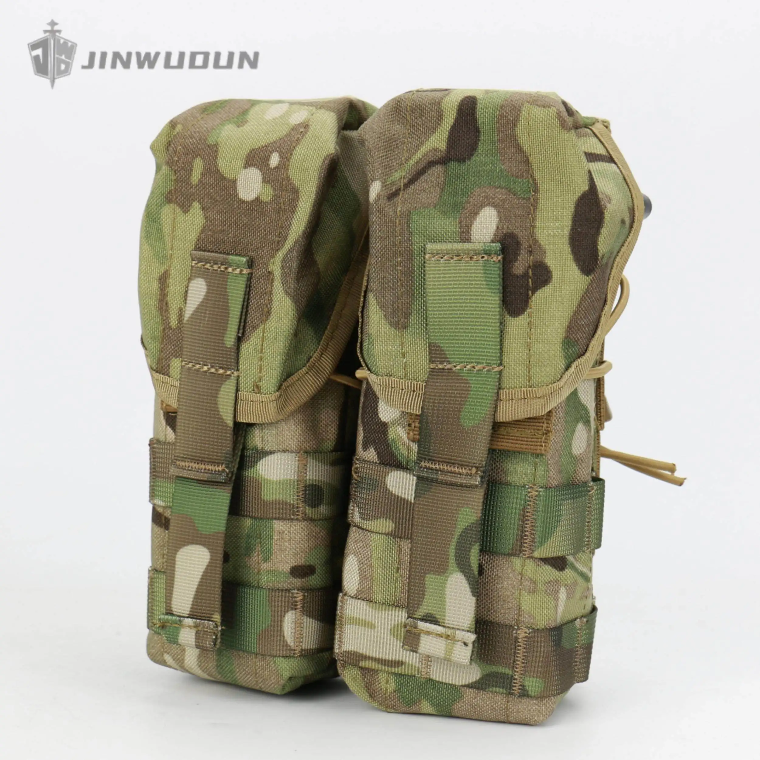 Chaleco táctico MOLLE nylon 1000D con doble portacargadores para AK/AR - imagen 5