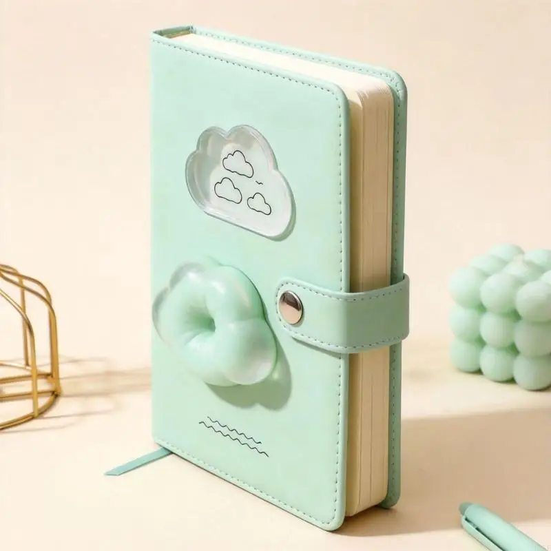 Cuaderno de escritura gruesa diario forrado para apuntes