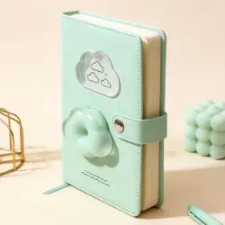 Cuaderno de escritura gruesa diario forrado para apuntes