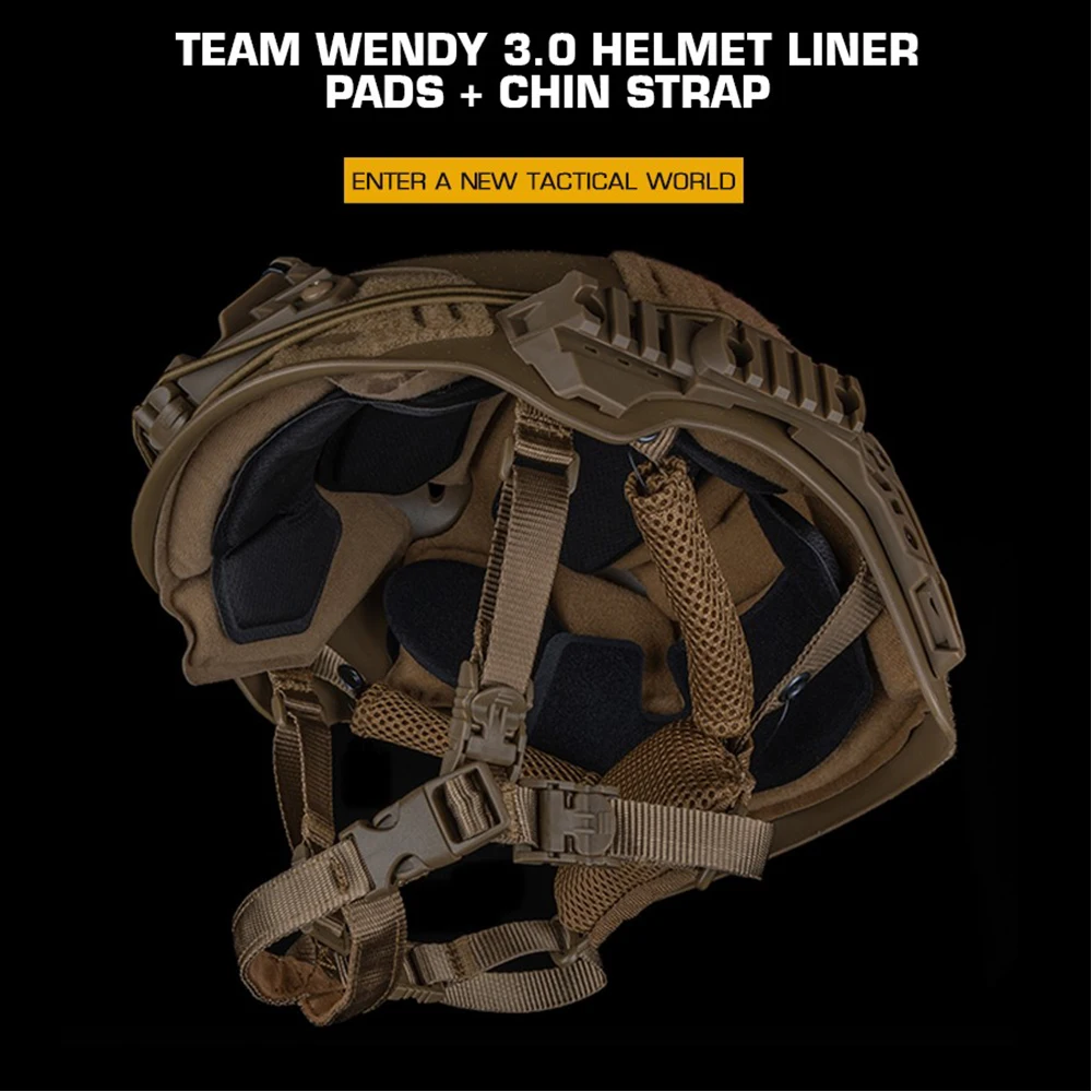 Kit de suspensión casco táctico Team Wendy MICH, barbilla almohadilla - imagen 5