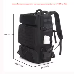 Mochila táctica multifuncional duradera con sistema MOLLE para outdoor
