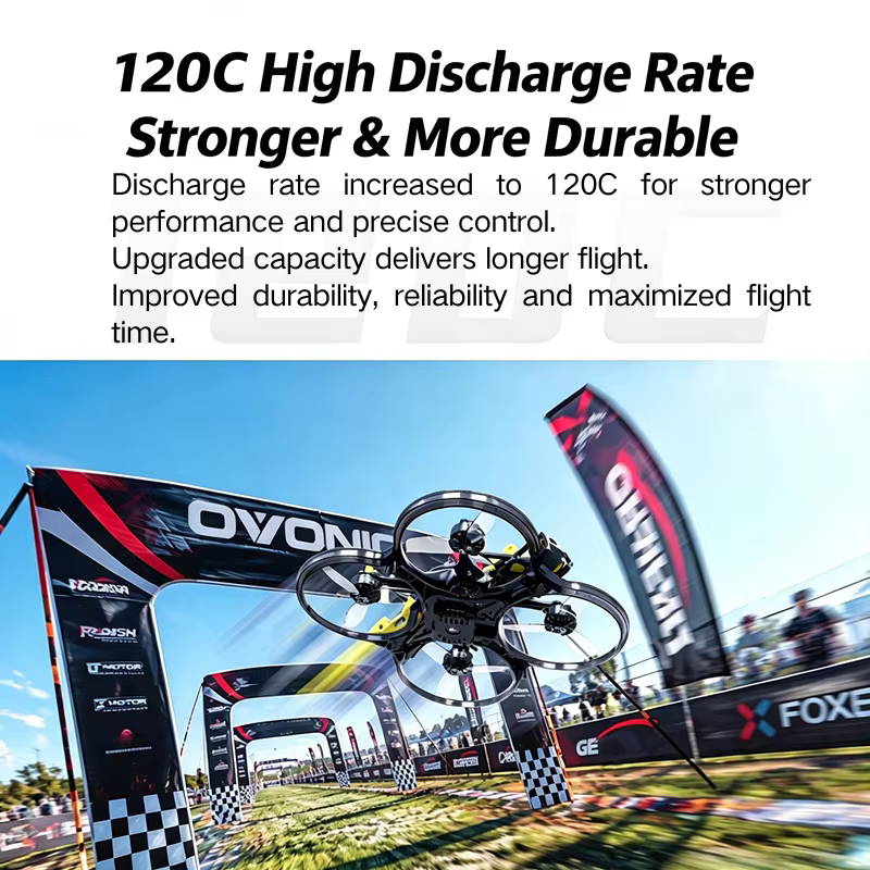 Batería LiPo OVONIC para dron FPV y helicóptero RC