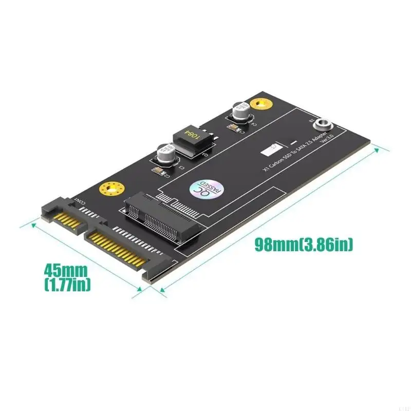 Placa Adaptadora Almacenamiento Carbon Conector 20+6 Pines - imagen 2
