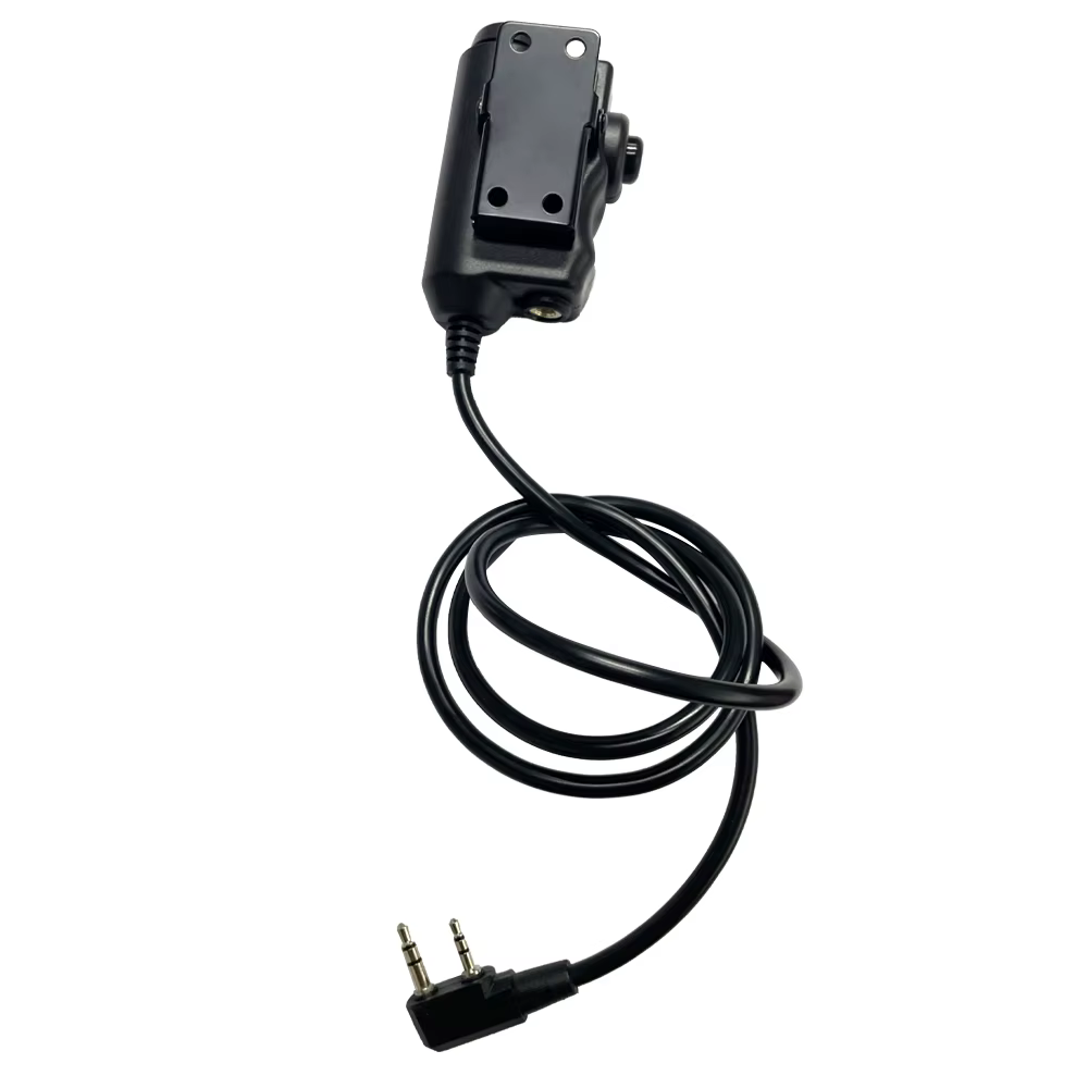 Adaptador PTT Táctico M51 pulsar-hablar para auriculares protección - imagen 3