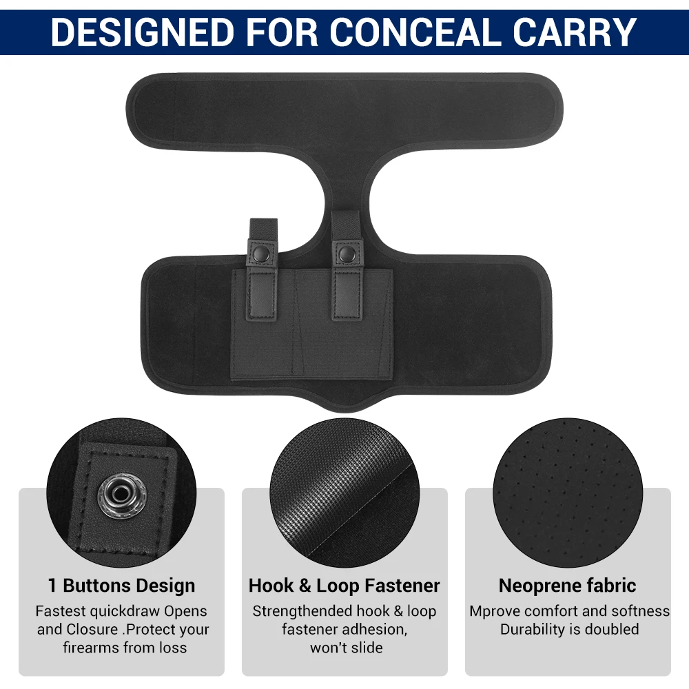 Vista lateral del holster
