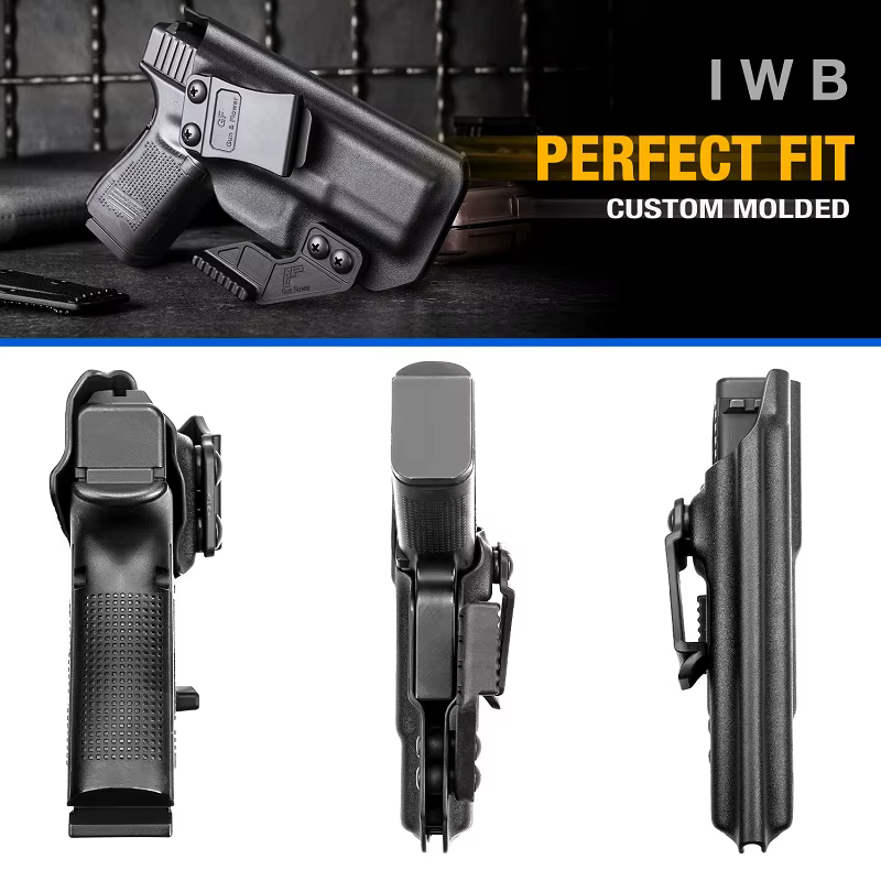 Funda IWB Kydex con claw para pistola semiautomática táctica - imagen 2