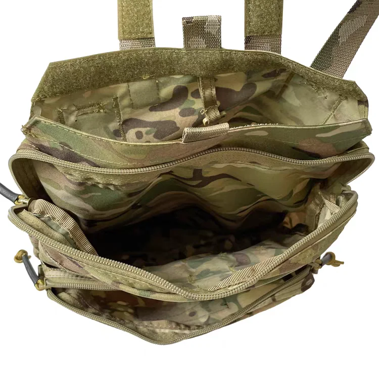 Chaleco táctico outdoor con bolsa de agua y panel trasero - imagen 4