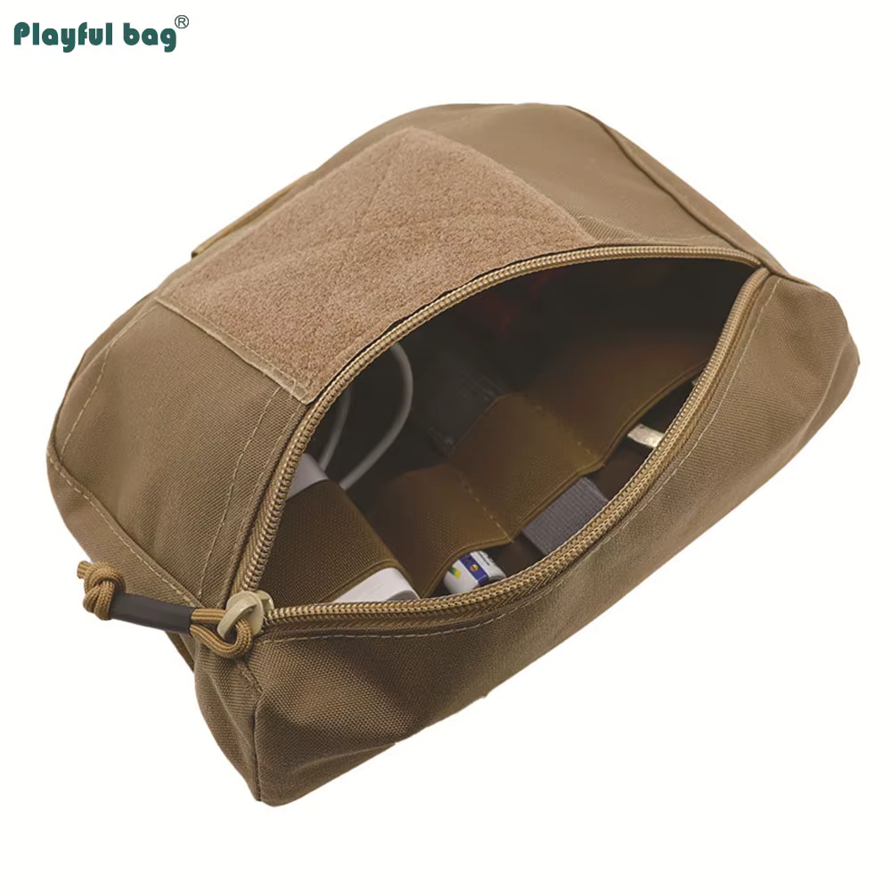 Chaleco táctico MOLLE modular portaplacas con bolsas y cinturón - imagen 3
